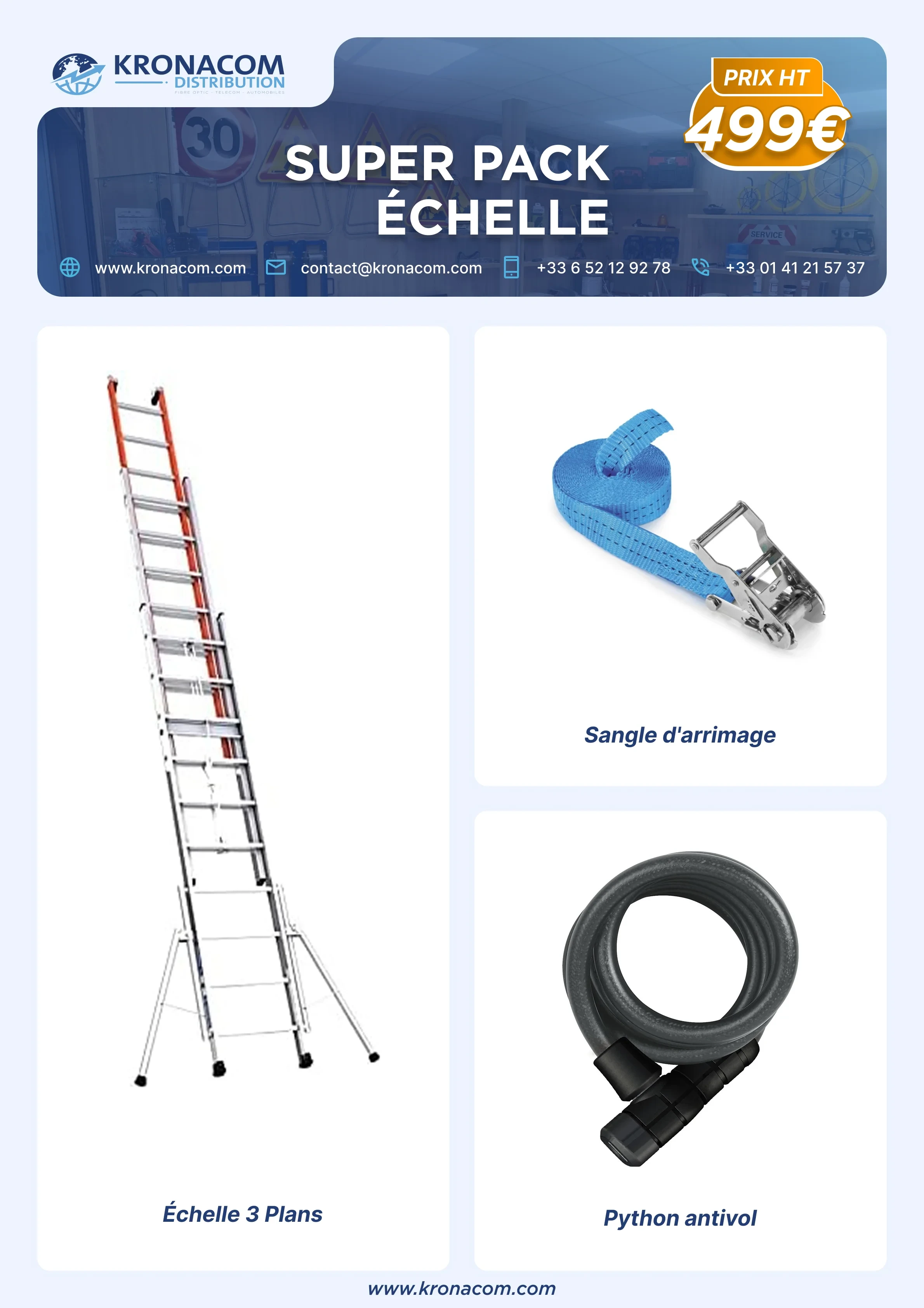 Super pack Échelle seulement à 499€
